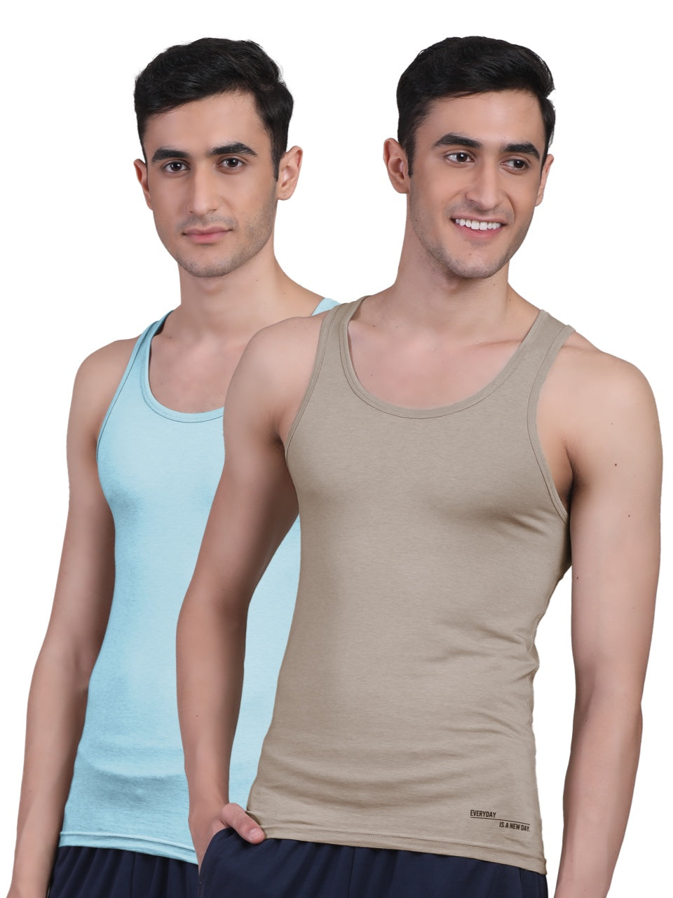 Twin Skin Organic Bamboo Vest - Comfort Fit (Pack of 2)
