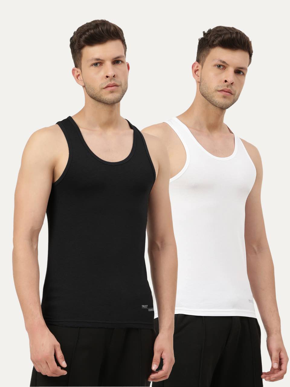 Twin Skin Organic Bamboo Vest - Comfort Fit (Pack of 2)
