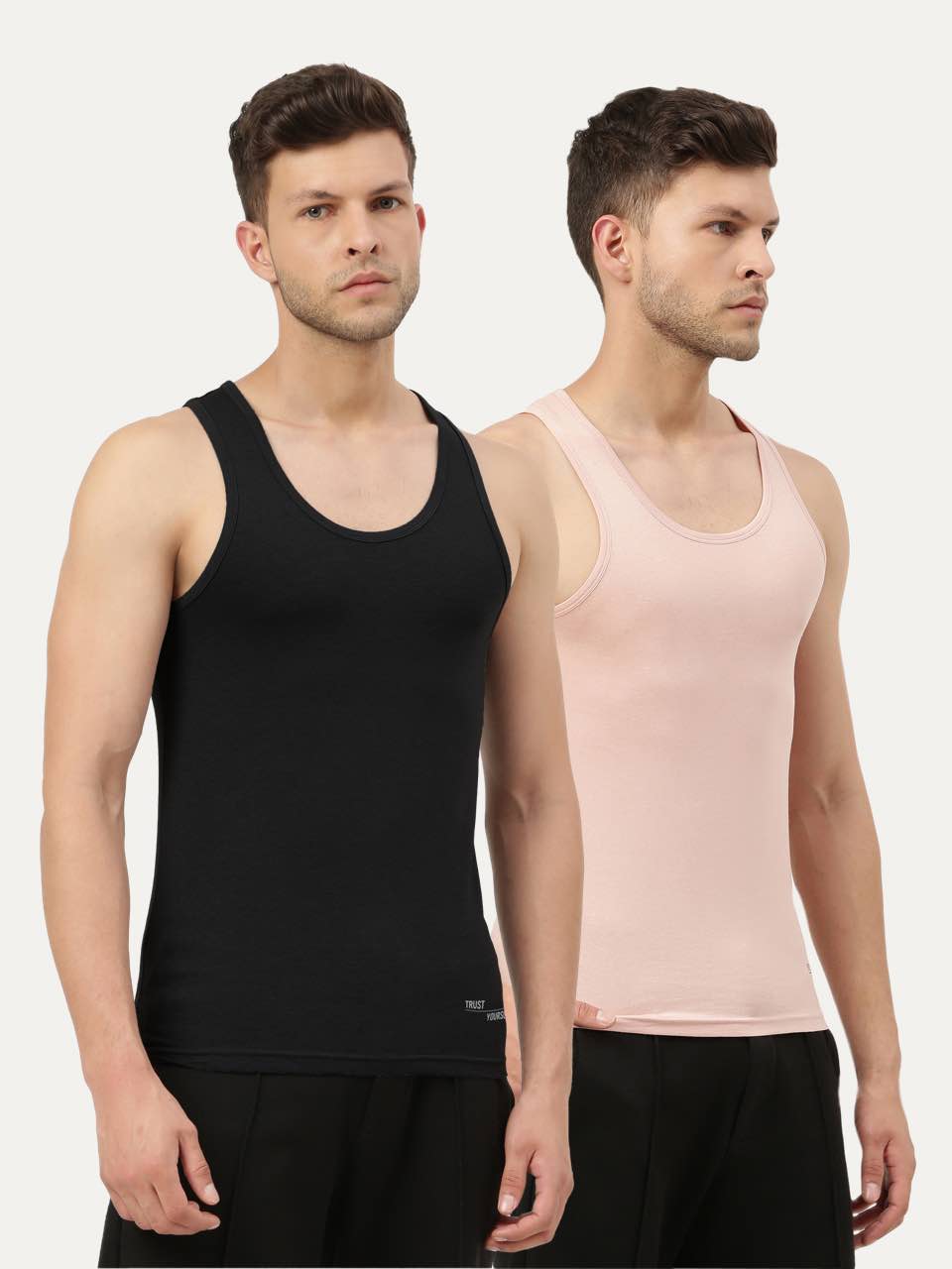 Twin Skin Organic Bamboo Vest - Comfort Fit (Pack of 2)