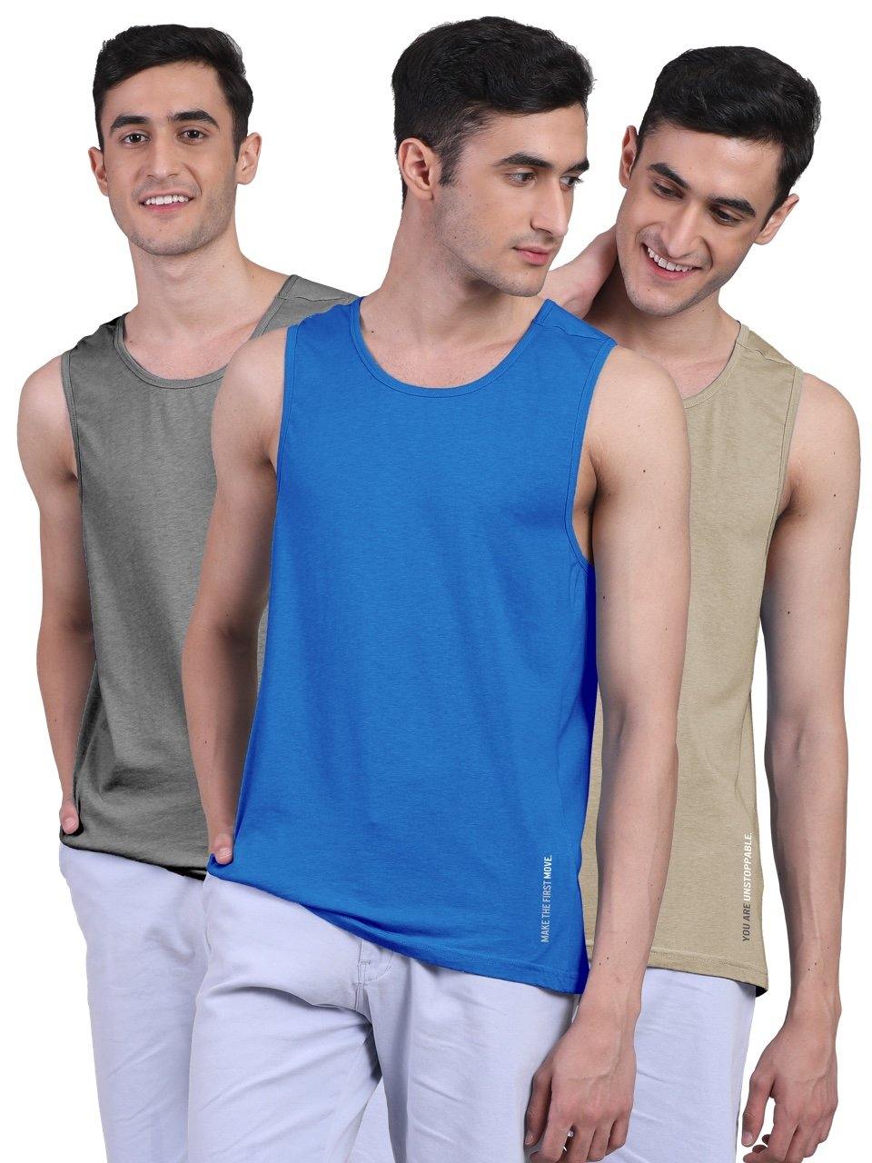 Twin Skin Organic Bamboo Vest - Active Fit (Pack of 3) - freecultr.com