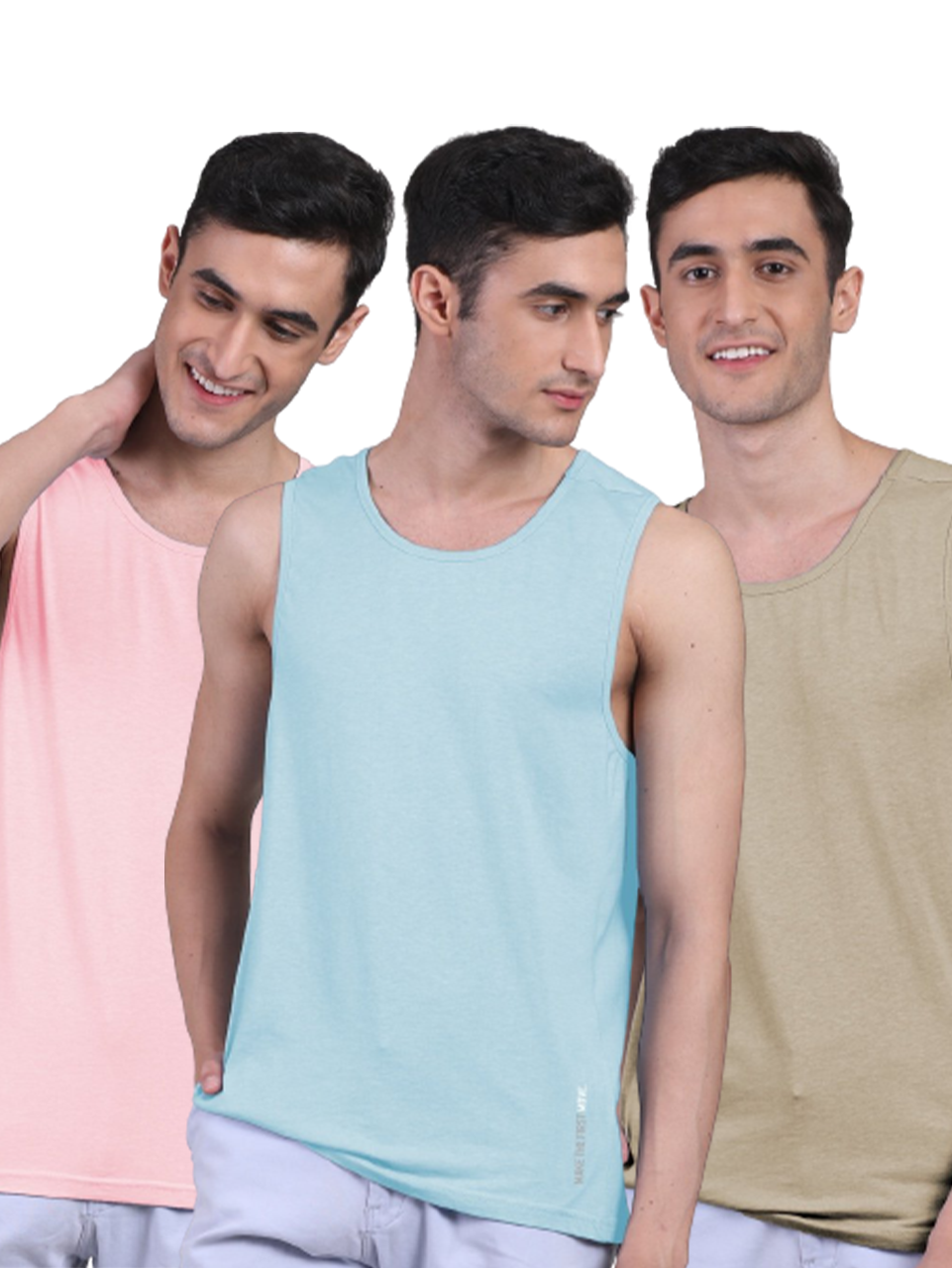 Twin Skin Organic Bamboo Vest - Active Fit (Pack of 3) - freecultr.com