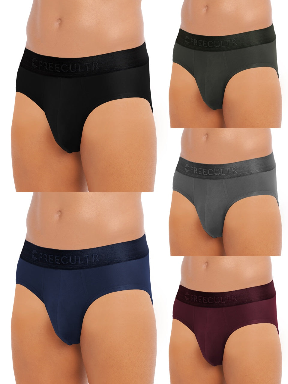 Weekday Special - Men's Anti-Bacterial Micro Modal Brief (Pack of 5)