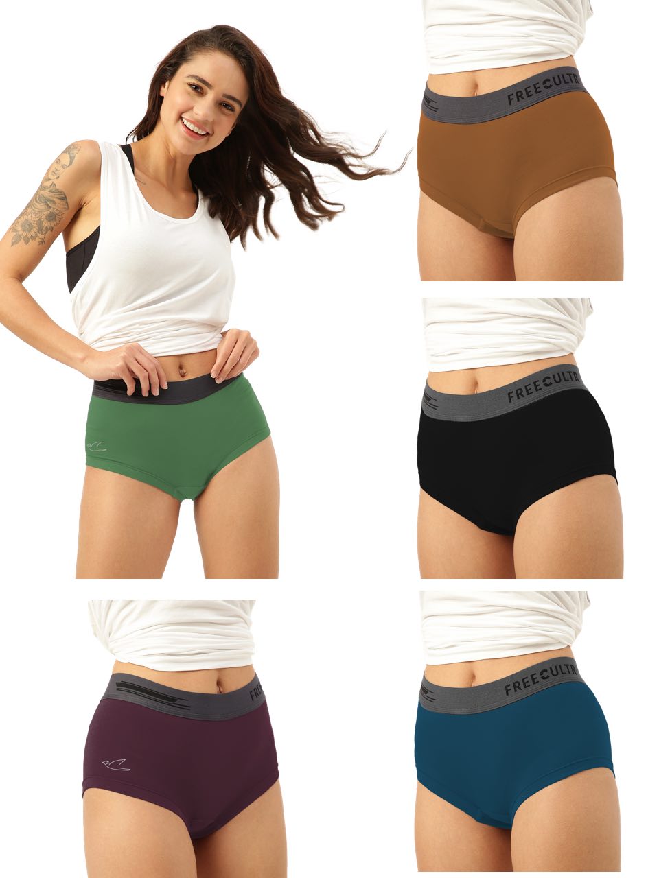 Women's Micro Modal Boxer Brief (Pack of 5)