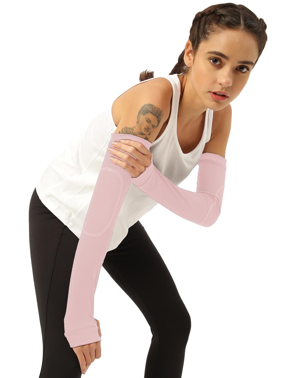 Unisex Pastel Peach Arm Sleeves (Pack of 1)