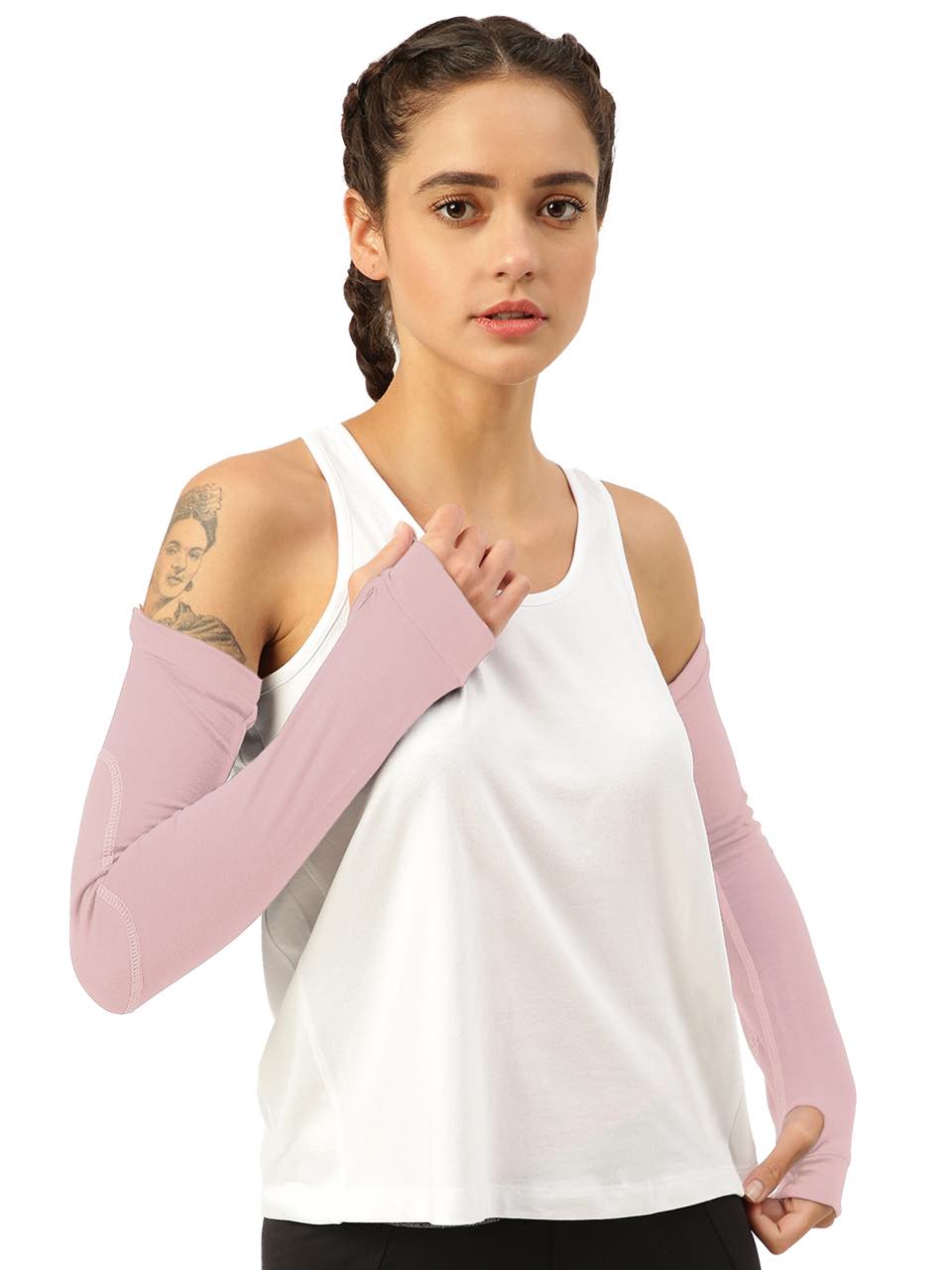 Unisex Pastel Peach Arm Sleeves (Pack of 1)