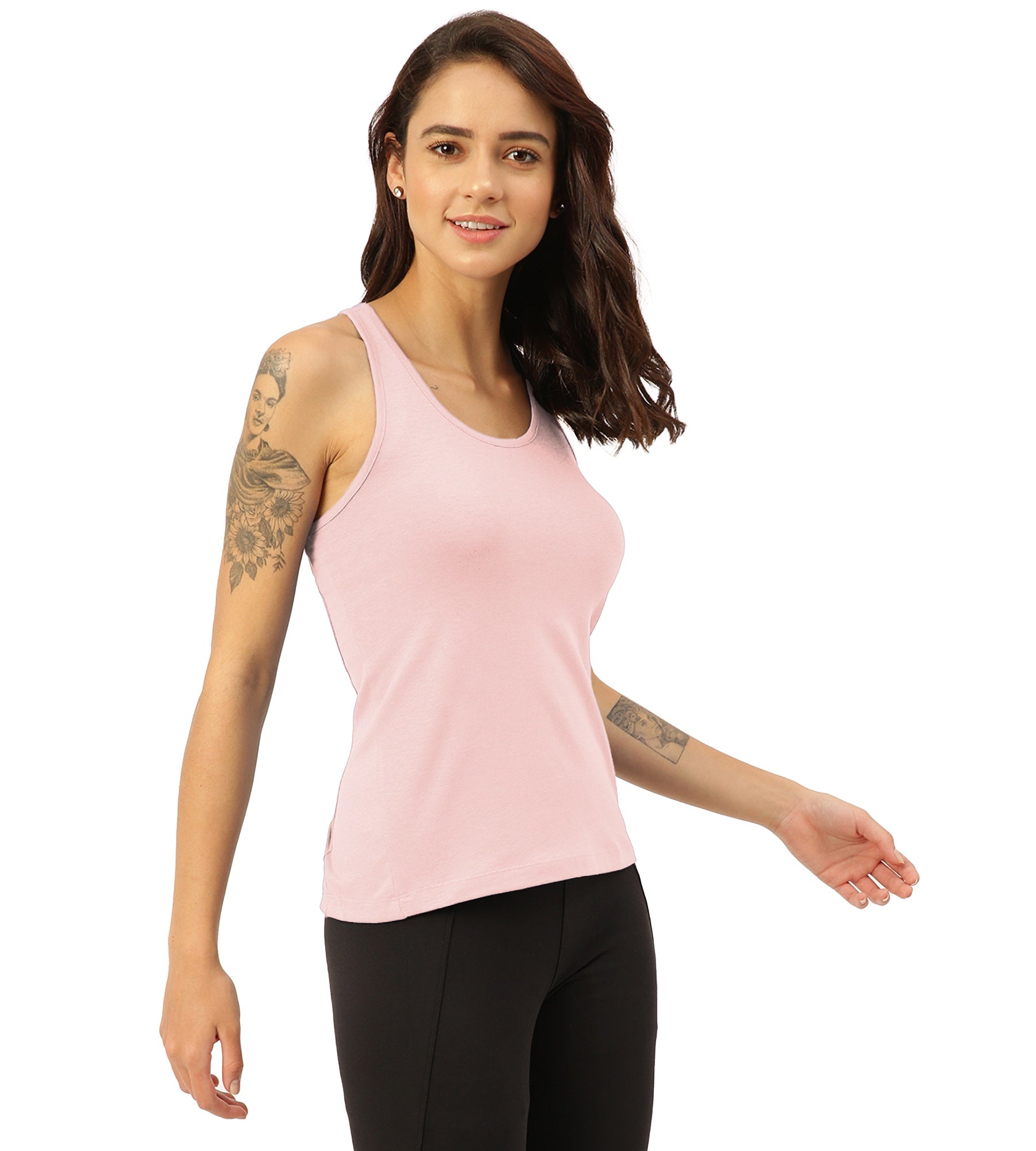 Peach Twin Skin Women's Tanks (Pack Of 1)