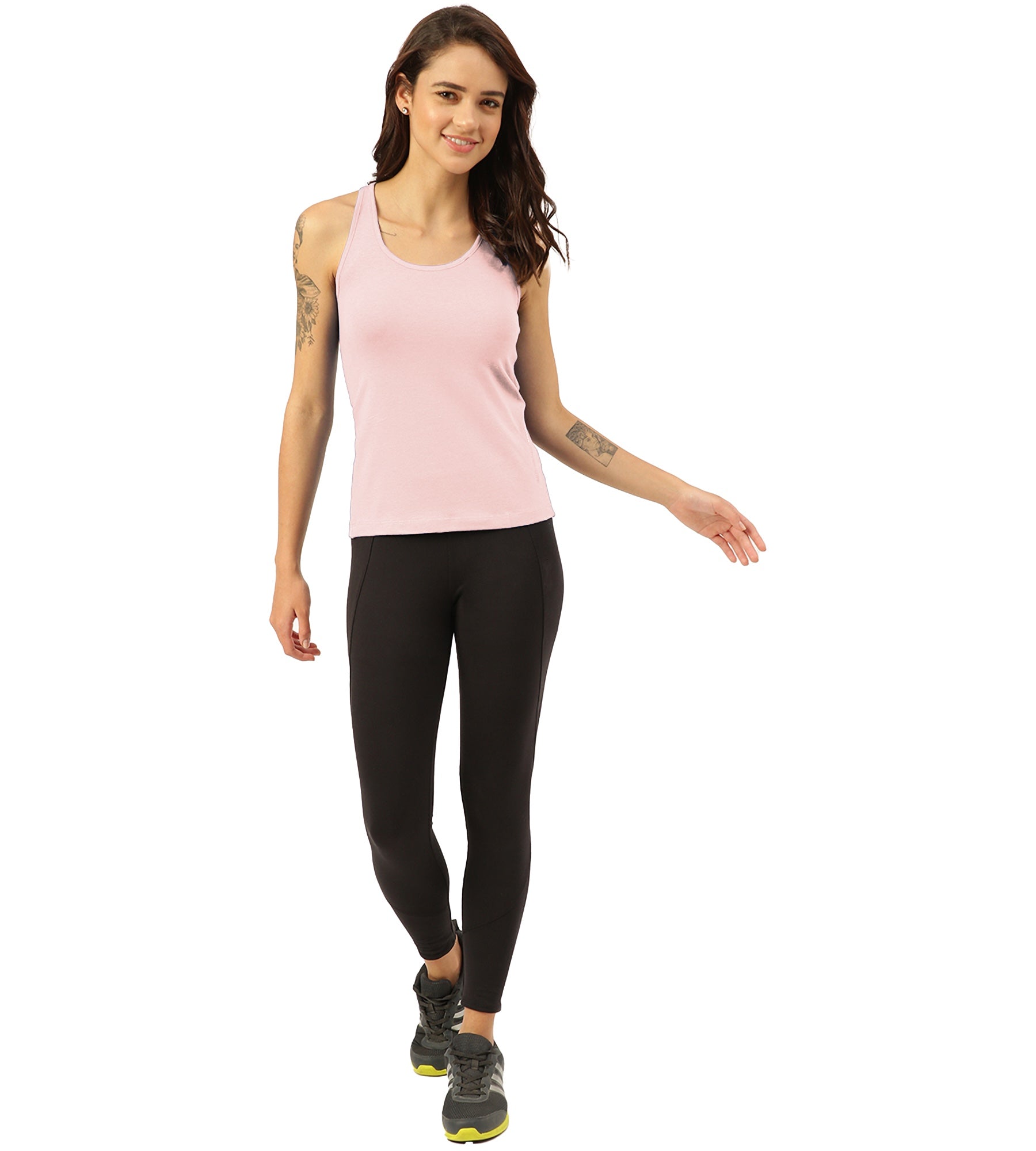Peach Twin Skin Women's Tanks (Pack Of 1)