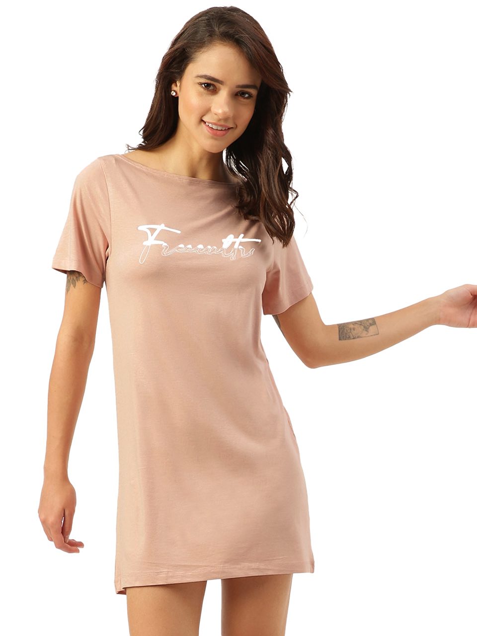 Twin Skin Women's T-shirt Dress (Pack of 1)