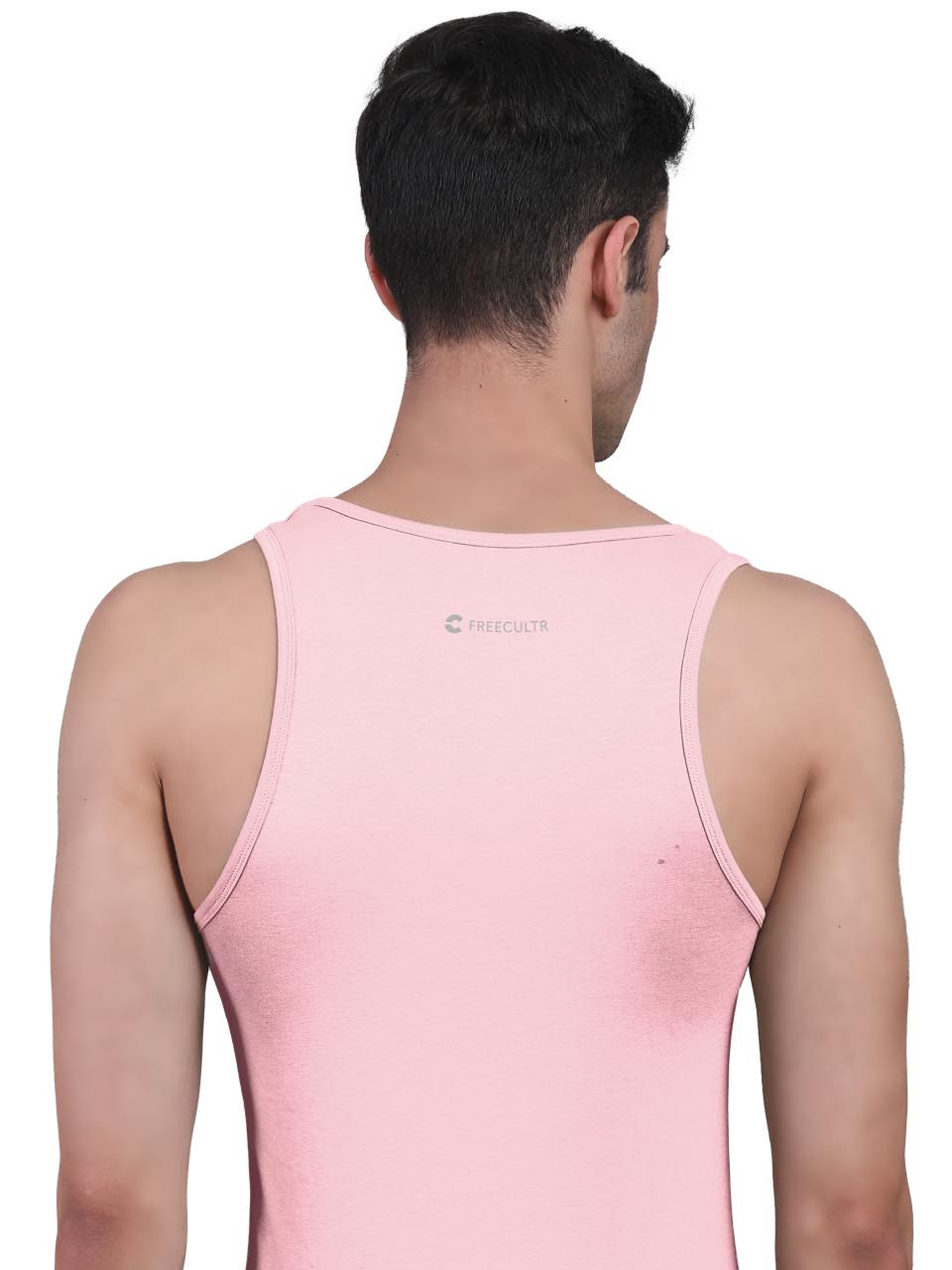 Peach Twin Skin Organic Bamboo Vest - Comfort Fit (Pack Of 1)