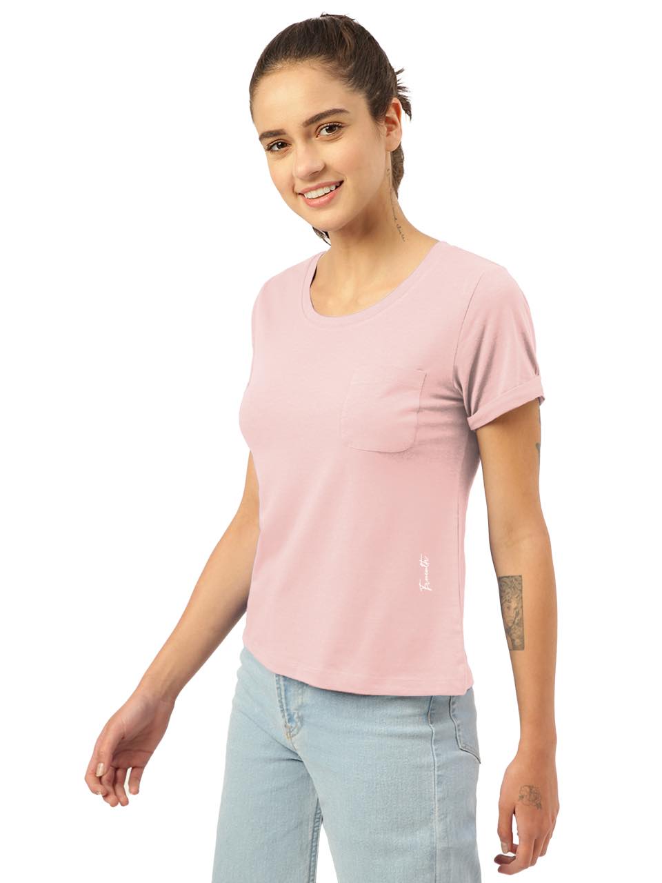 Peach Twin Skin Women's Lounge Tees (Pack of 1)