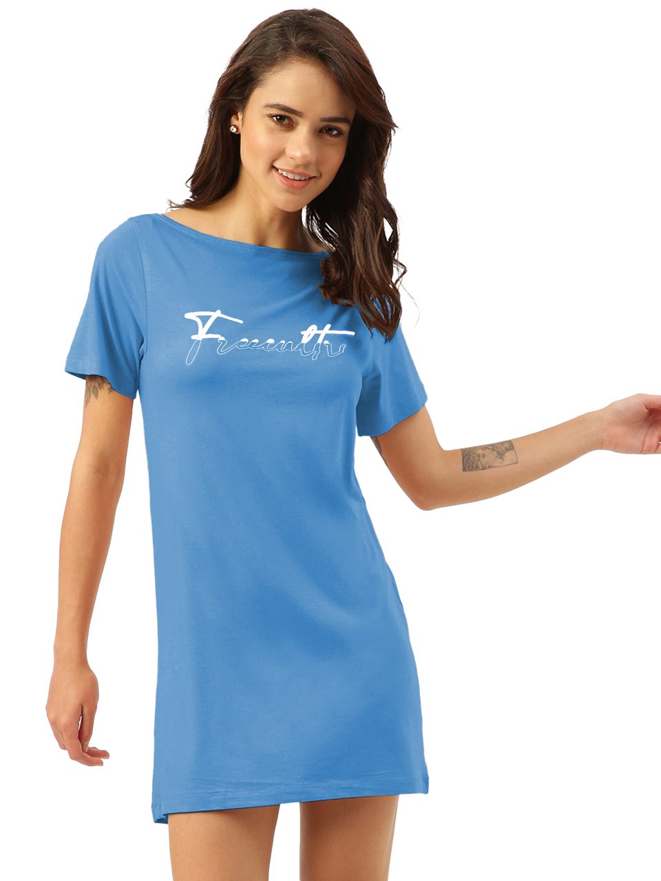 Twin Skin Women's T-shirt Dress (Pack of 1)