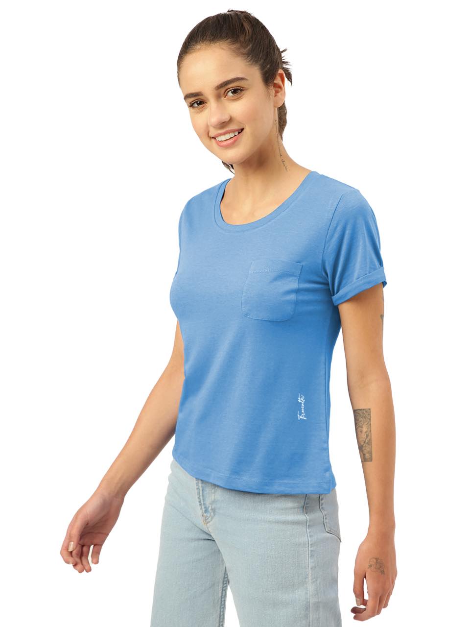 Pilot Blue Twin Skin Women's Lounge Tees (Pack of 1)