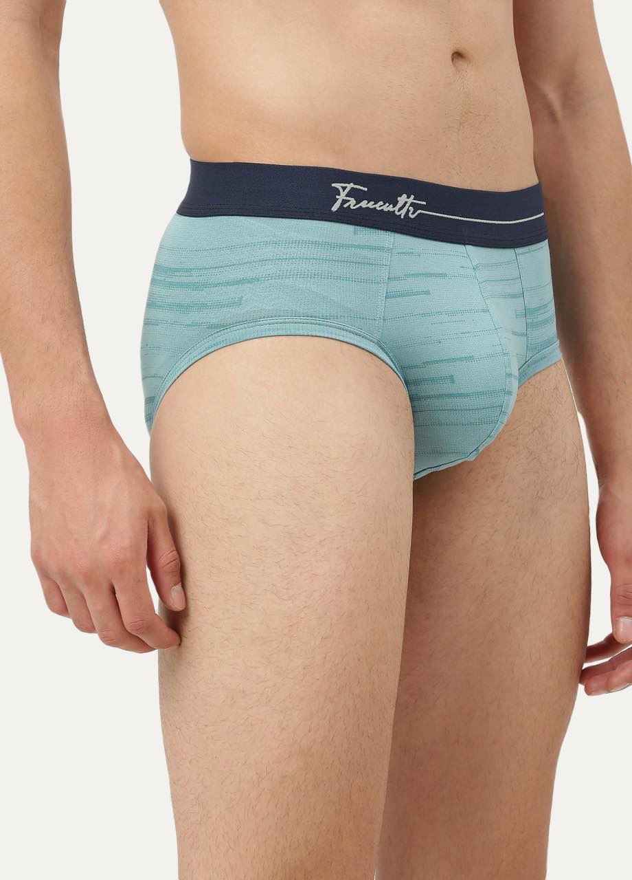 Men's Anti-Bacterial Printed Micro Modal Brief (Pack of 1)