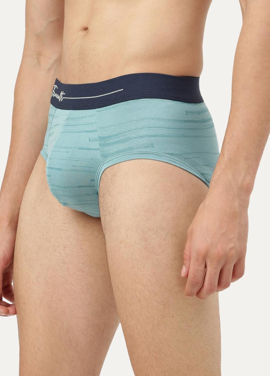 Men's Anti-Bacterial Printed Micro Modal Brief (Pack of 1)