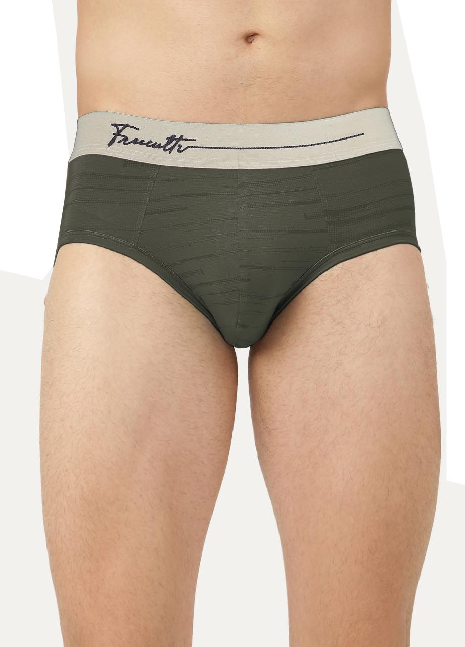 Men's Anti-Bacterial Printed Micro Modal Brief (Pack of 1)