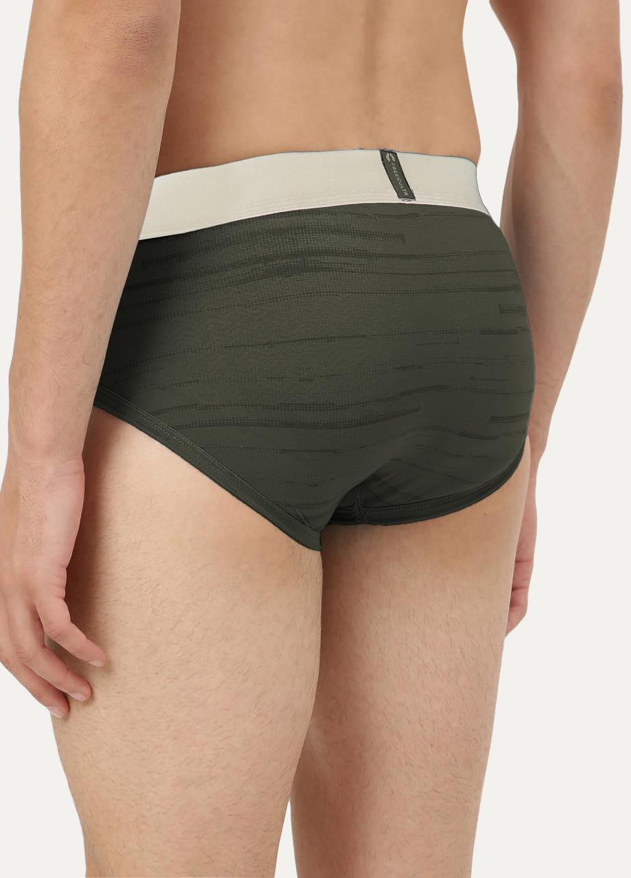 Men's Anti-Bacterial Printed Micro Modal Brief (Pack of 1)