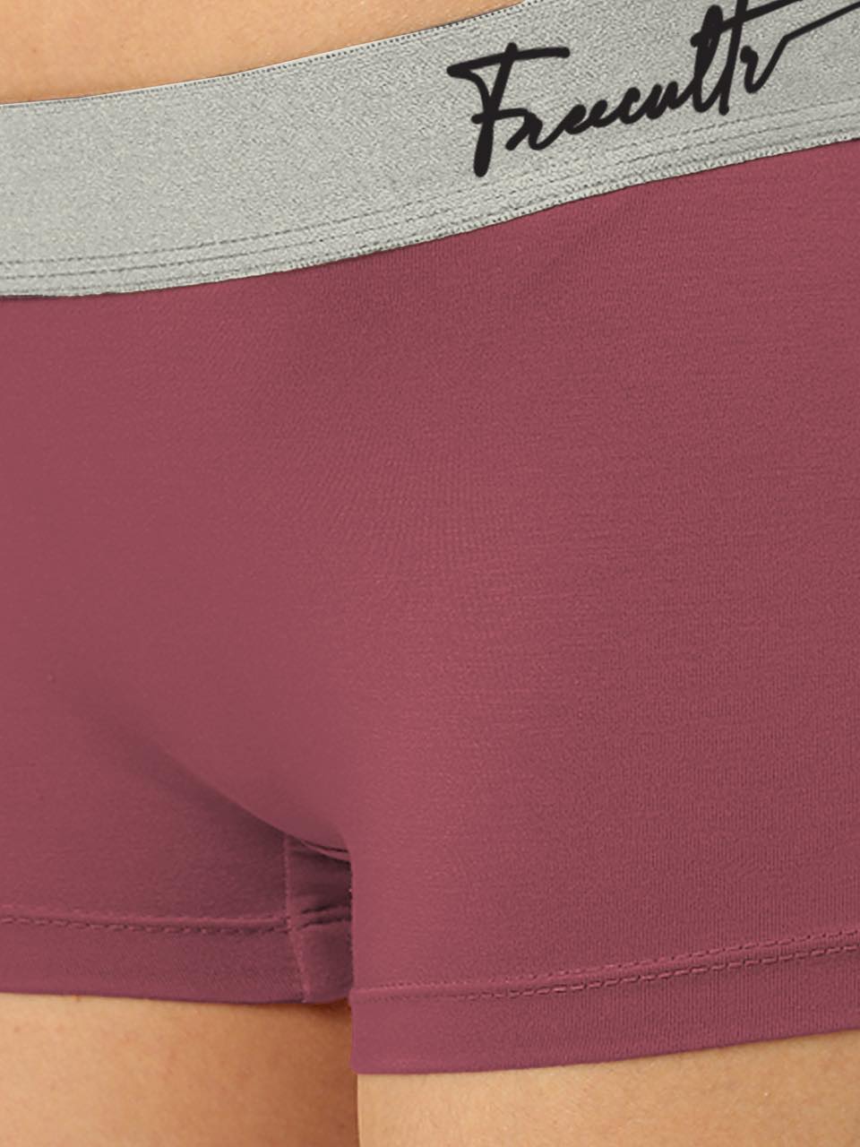 Women's Micro Modal Boy Shorts with Cult Waistband (Pack of 1)