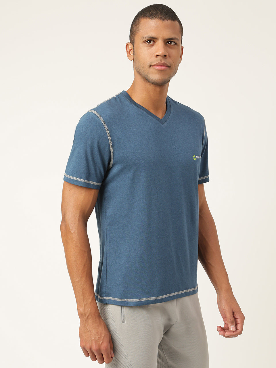 Men's Organic Bamboo Casual Tees - V-Neck (Pack Of 1)