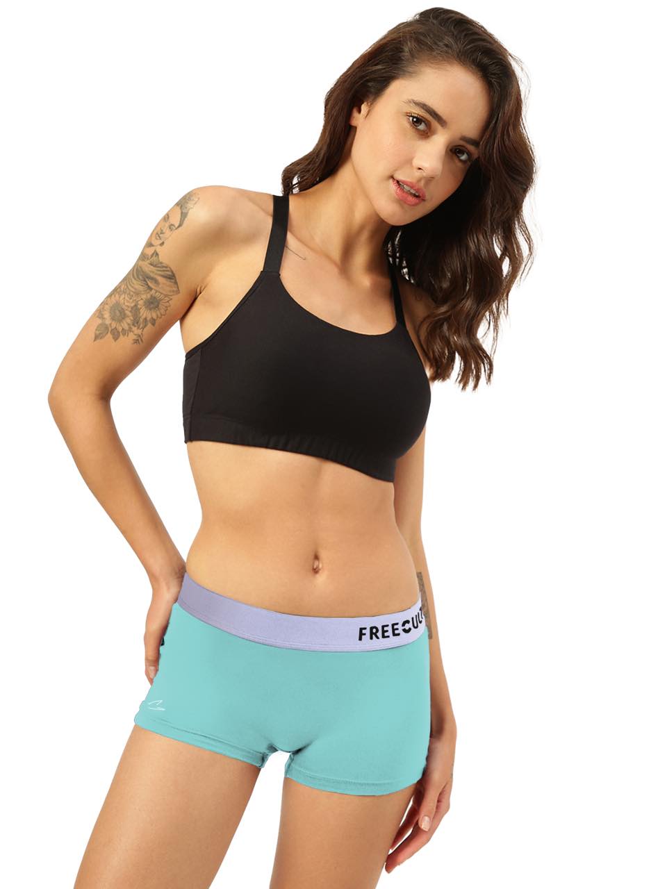 Women's Anti-Bacterial Micro Modal Boyshort with Silverfox Waistband (Pack of 1)