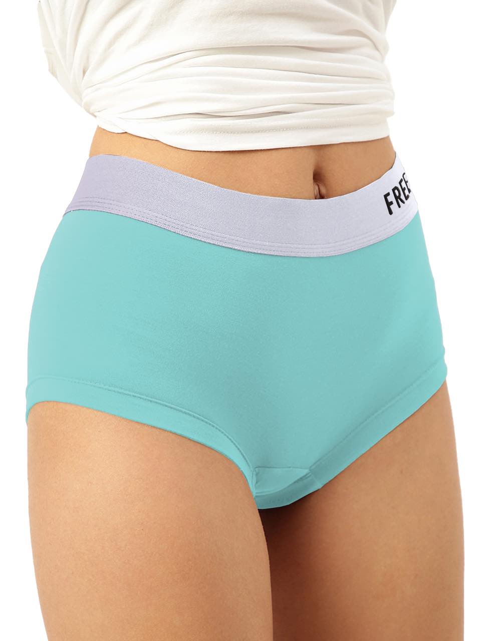 Women's Anti-Bacterial Micro Modal Boxer Brief with Silverfox Waistband (Pack of 1)