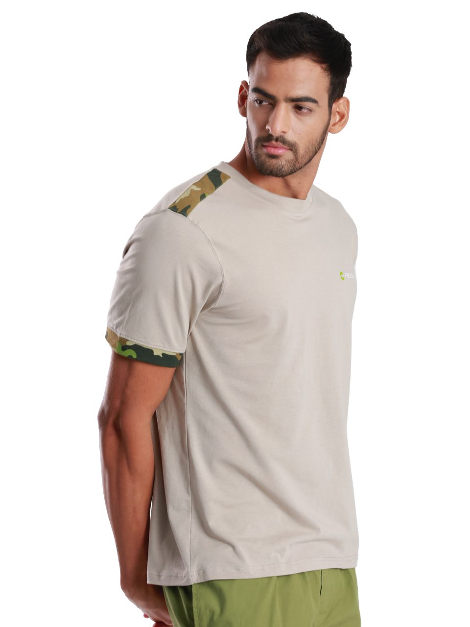 Camo Printed Organic Bamboo T-Shirt (Pack Of 1)