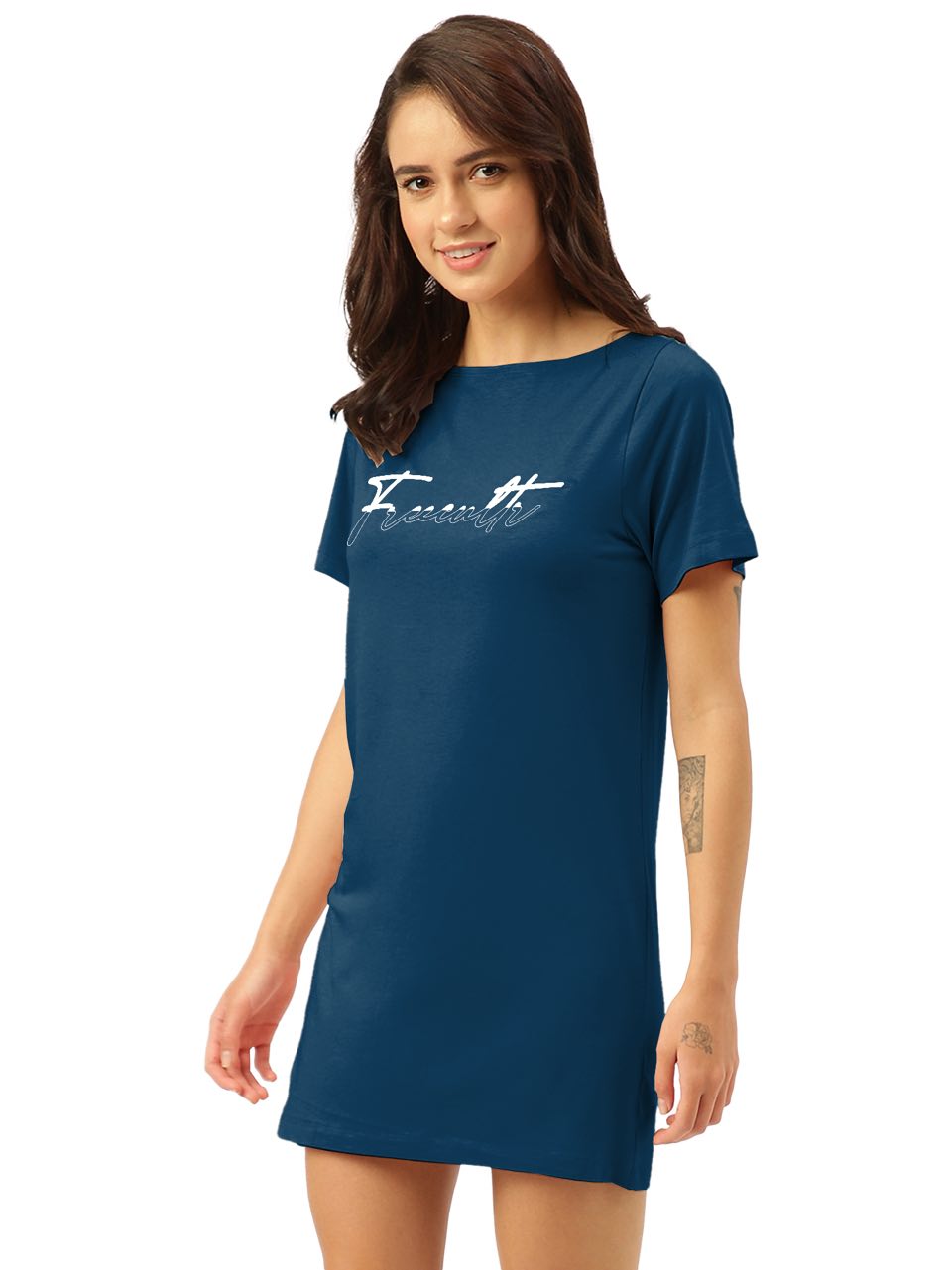 Twin Skin Women's T-shirt Dress (Pack of 1)