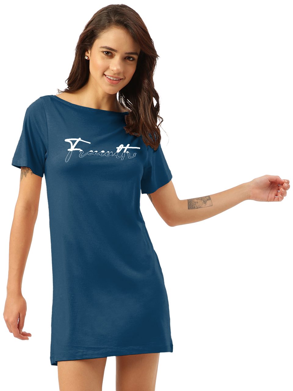 Twin Skin Women's T-shirt Dress (Pack of 1)