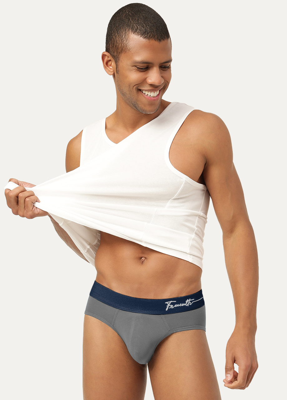 Men's Anti-Bacterial Micro Modal Brief in Cult Waistband (Pack of 1)