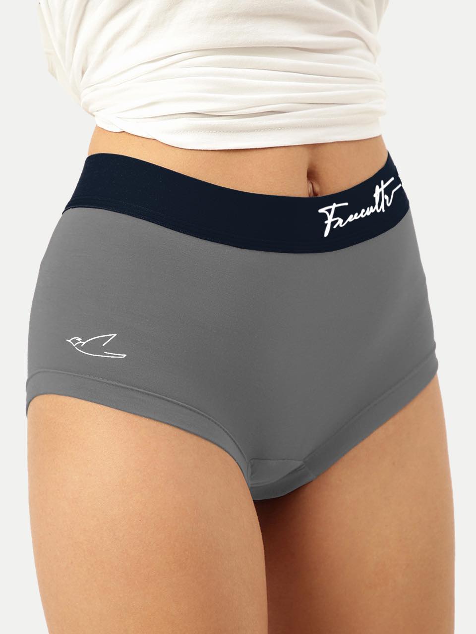 Women's Micro Modal Boxer Brief With Cult Waistband (Pack of 1)