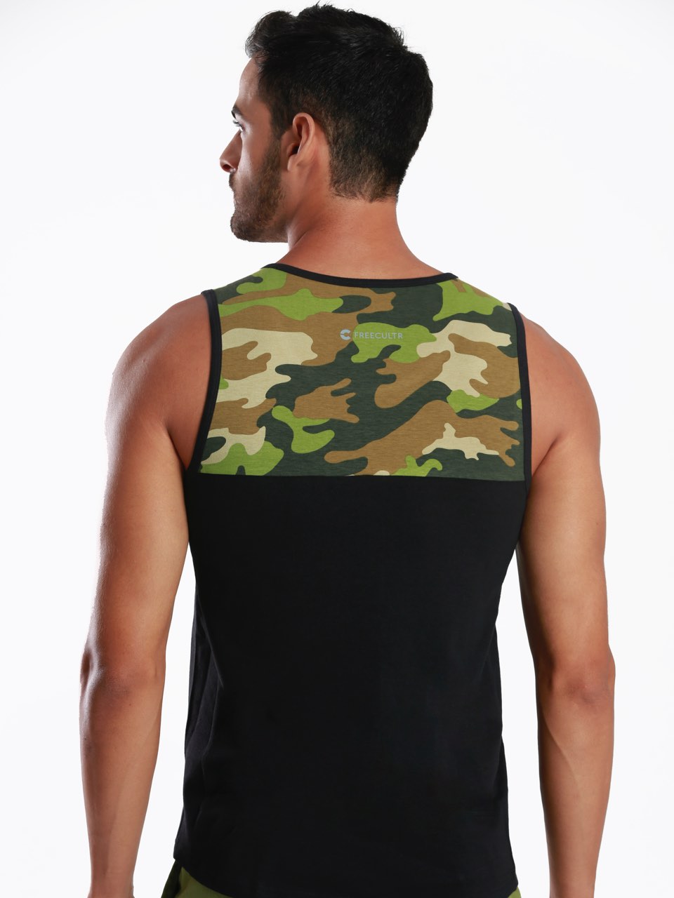 Active Fit Camo Printed Bamboo Vest (Pack of 3)