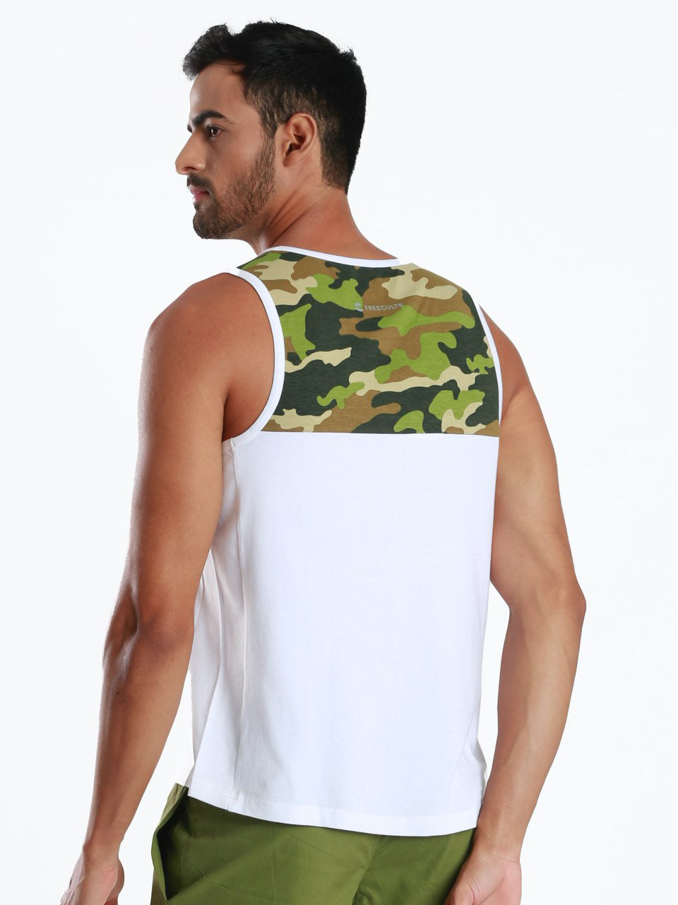 Active Fit Camo Printed Bamboo Vest (Pack of 3)