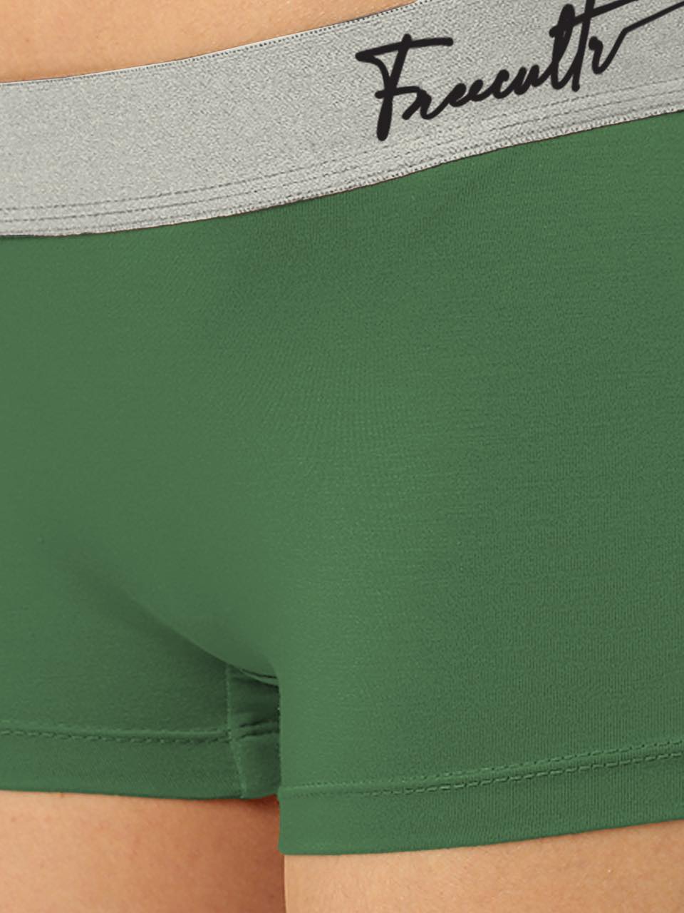 Women's Micro Modal Boy Shorts with Cult Waistband (Pack of 1)