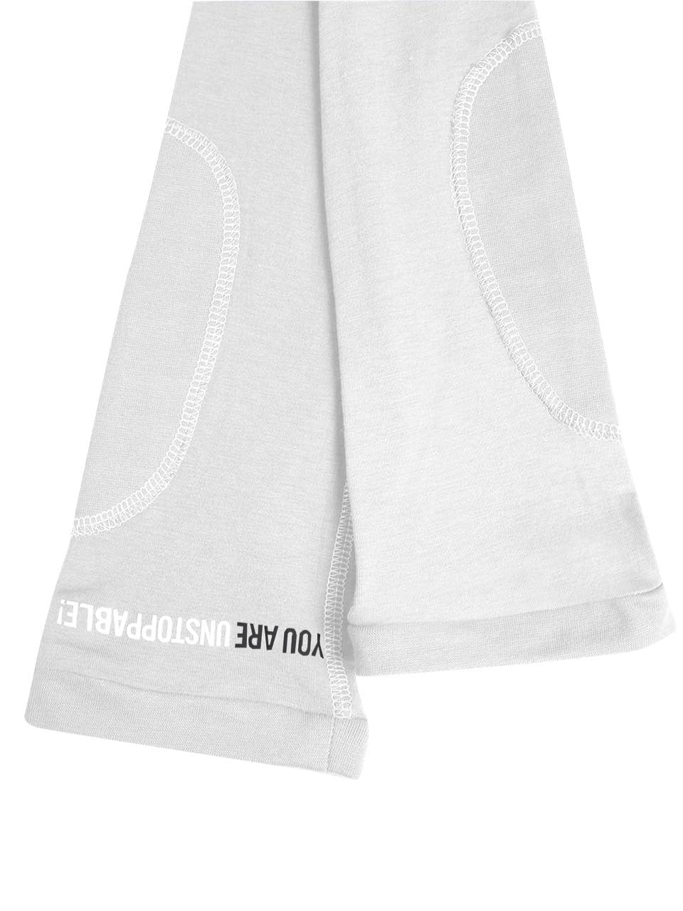 Unisex White Arm Sleeves (Pack of 1)