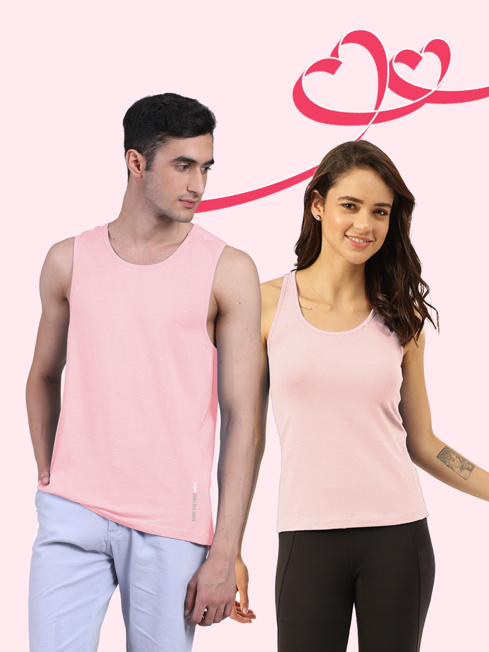 Men's Active Vest & Women's Tank Top