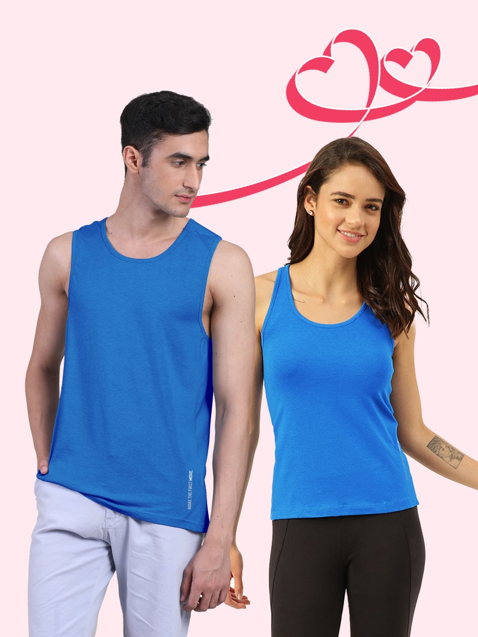 Men's Active Vest & Women's Tank Top