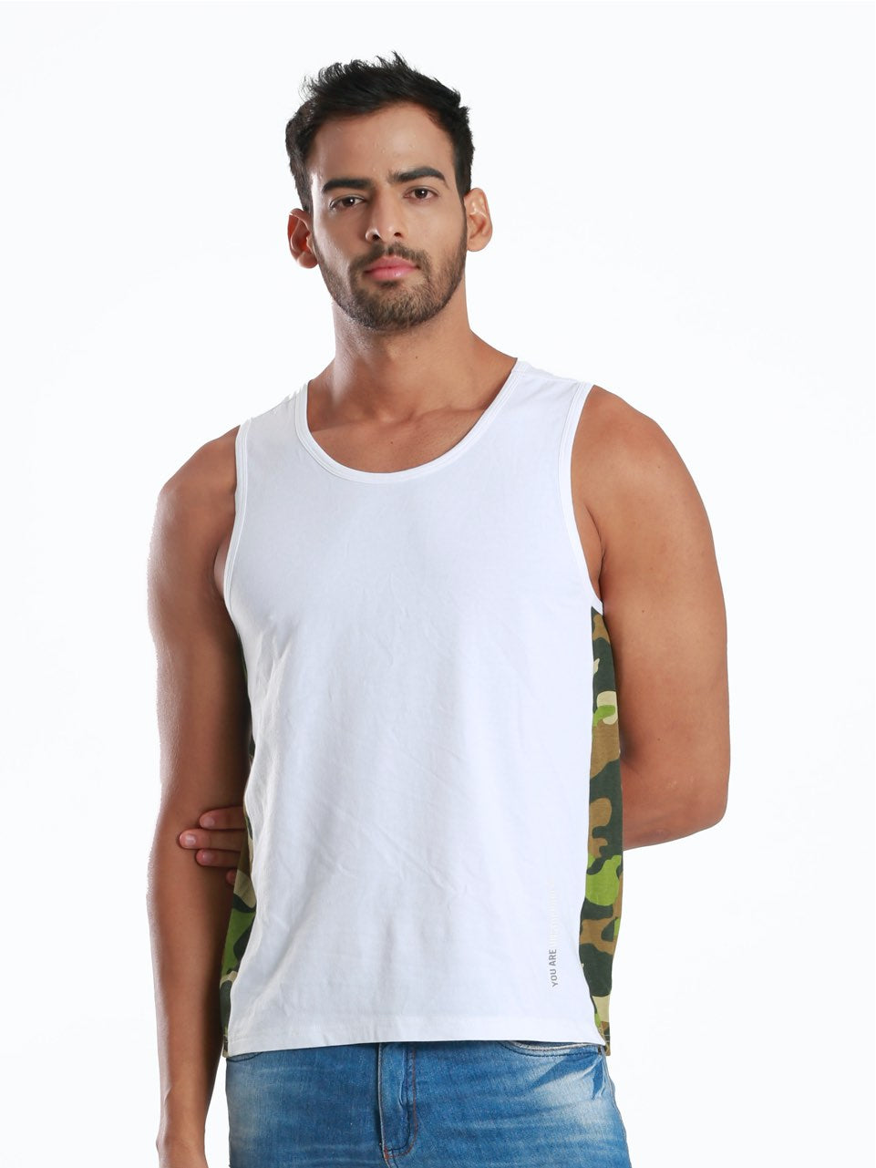 Active Fit Camo Printed Bamboo Vest (Pack of 3)