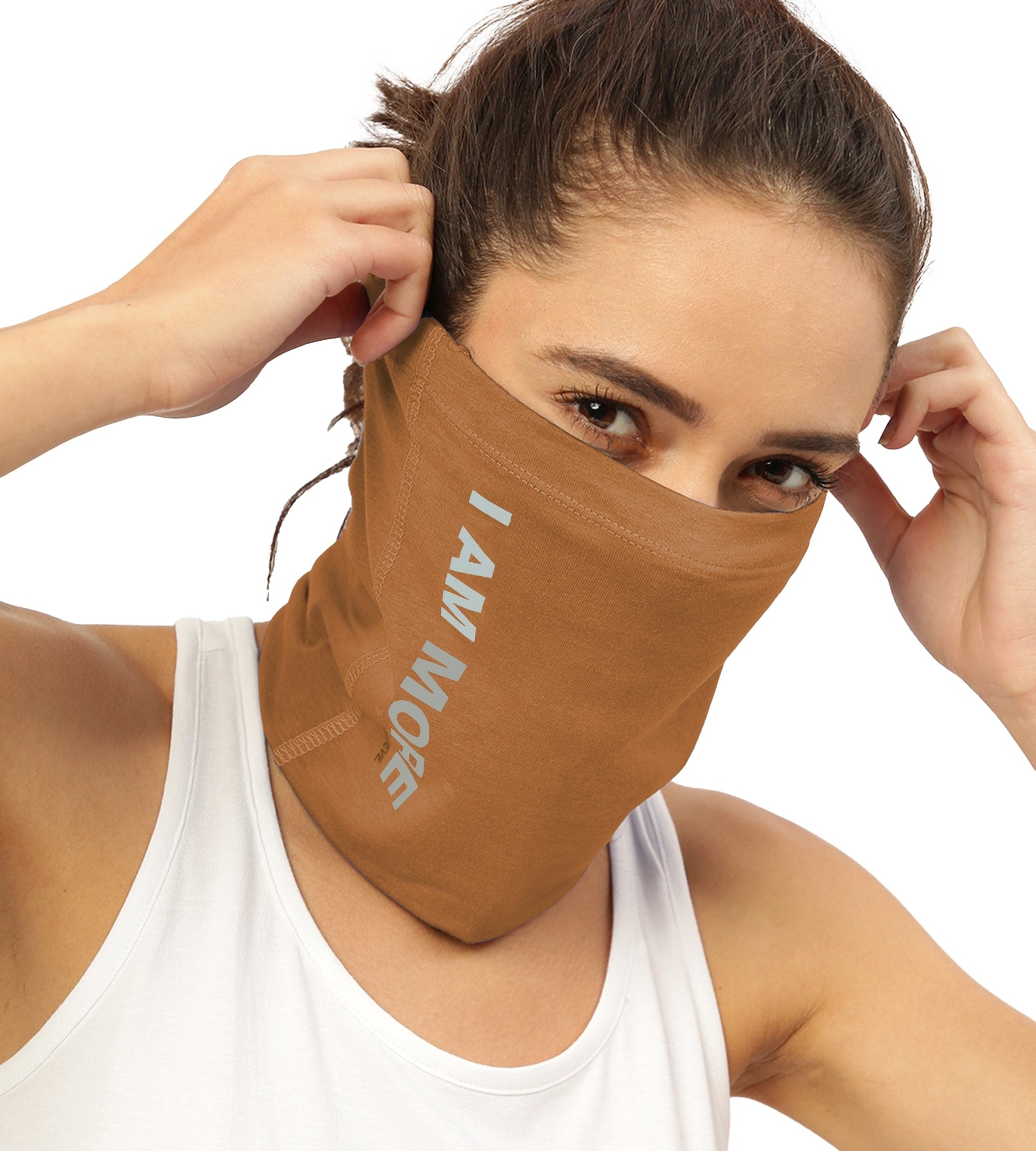 Unisex Yellow Organic Bandana Masks - Printed (Pack Of 1)