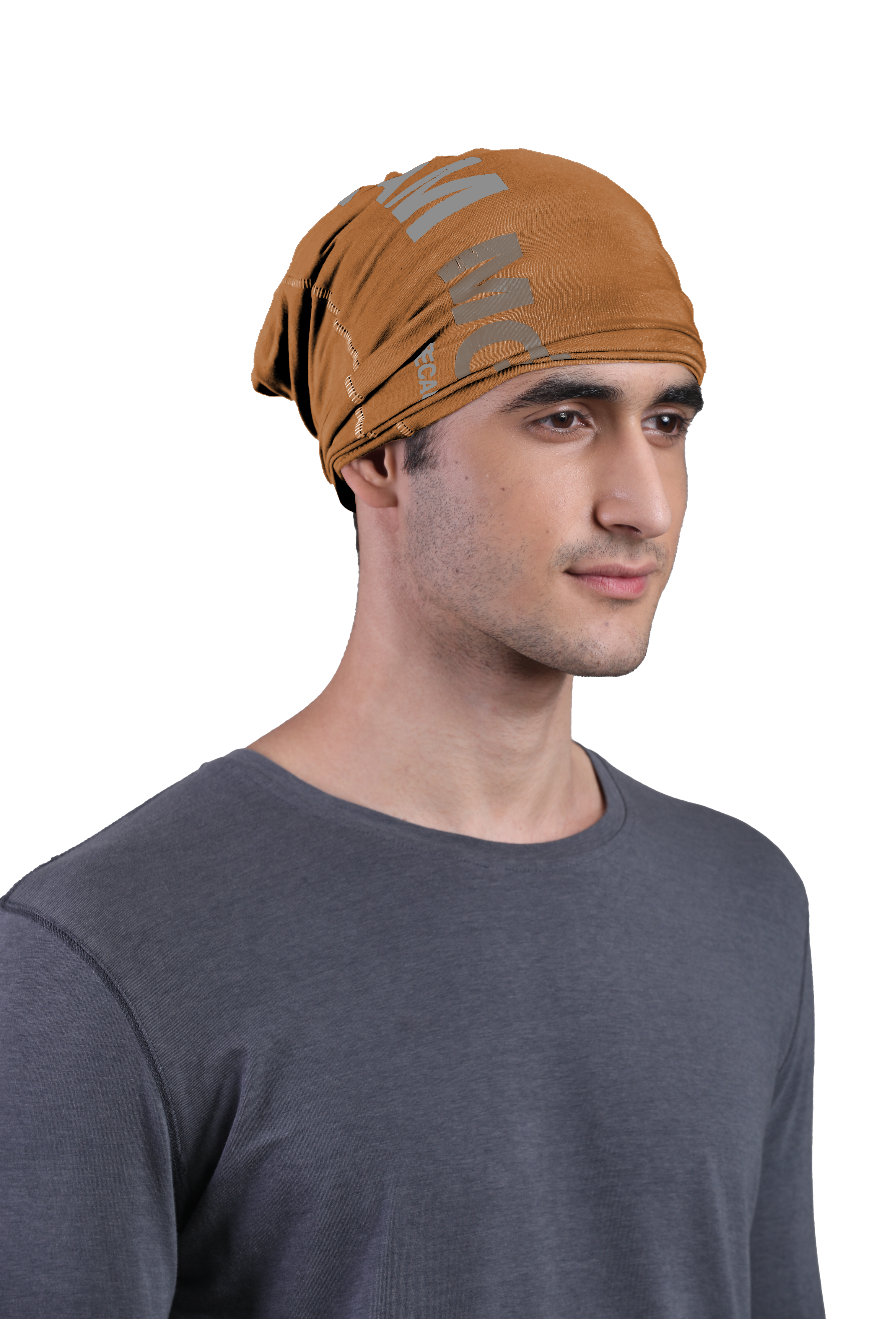 Unisex Yellow Organic Bandana Masks - Printed (Pack Of 1)