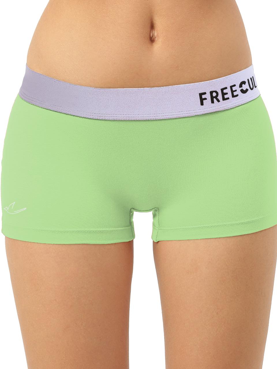 Women's Anti-Bacterial Micro Modal Boyshort with Silverfox Waistband (Pack of 1)