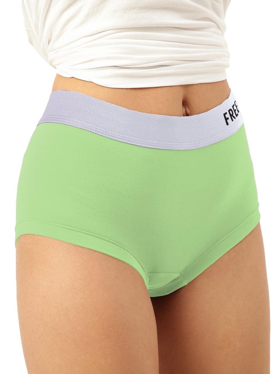 Women's Anti-Bacterial Micro Modal Boxer Brief with Silverfox Waistband (Pack of 1)