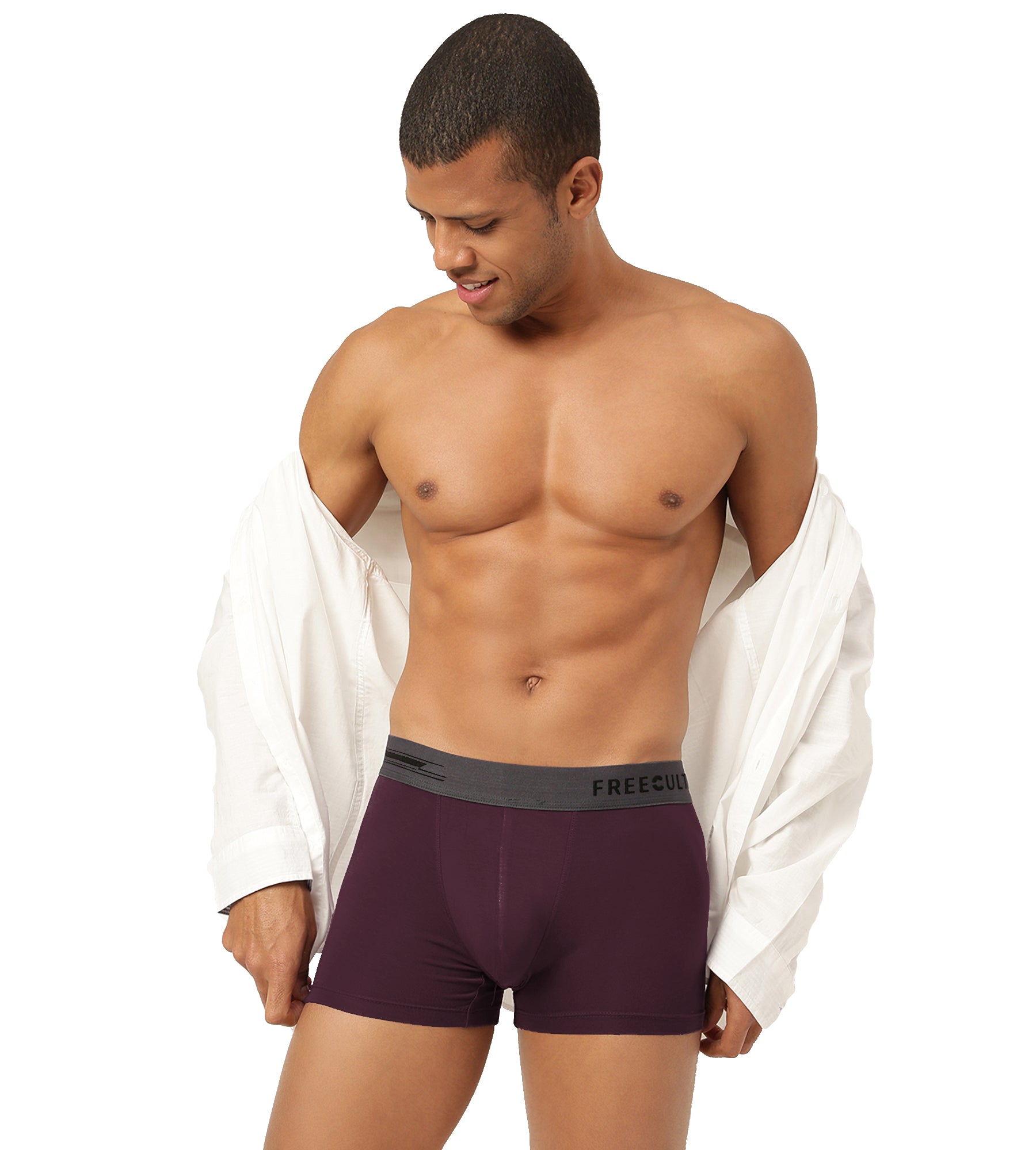 Men's Anti-Bacterial Micro Modal Plain Trunk (Pack of 5)