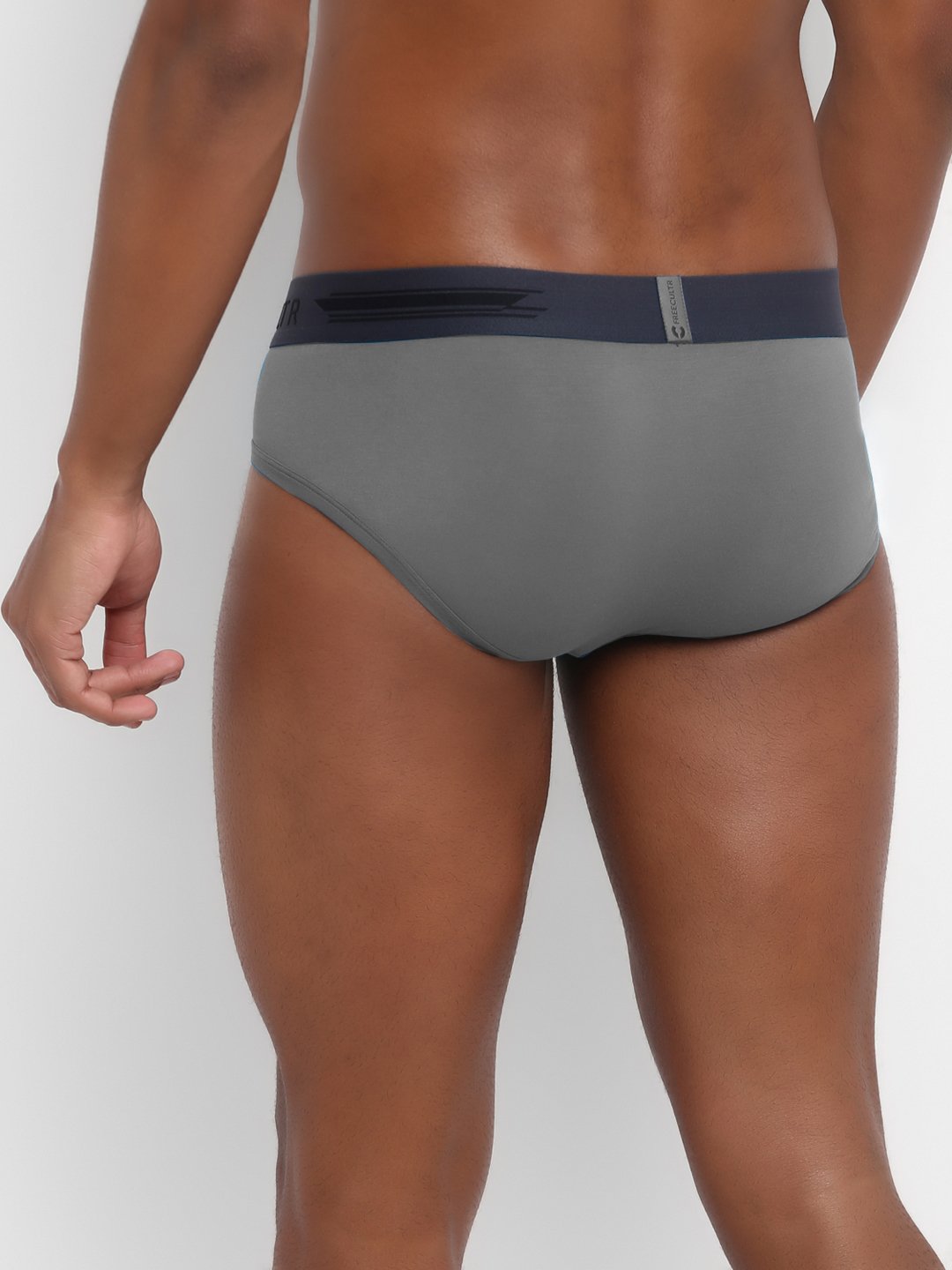 Men's Micro Modal & Elastane Brief in Contrast Waistband (Pack of 2) - freecultr.com