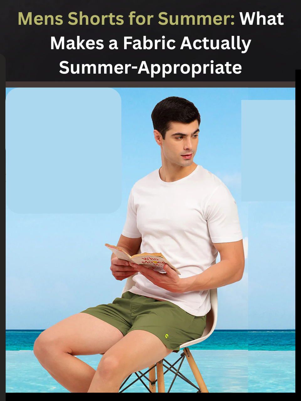 Freecultr mens shorts for summer in breathable micro-modal blend shown in light colorways