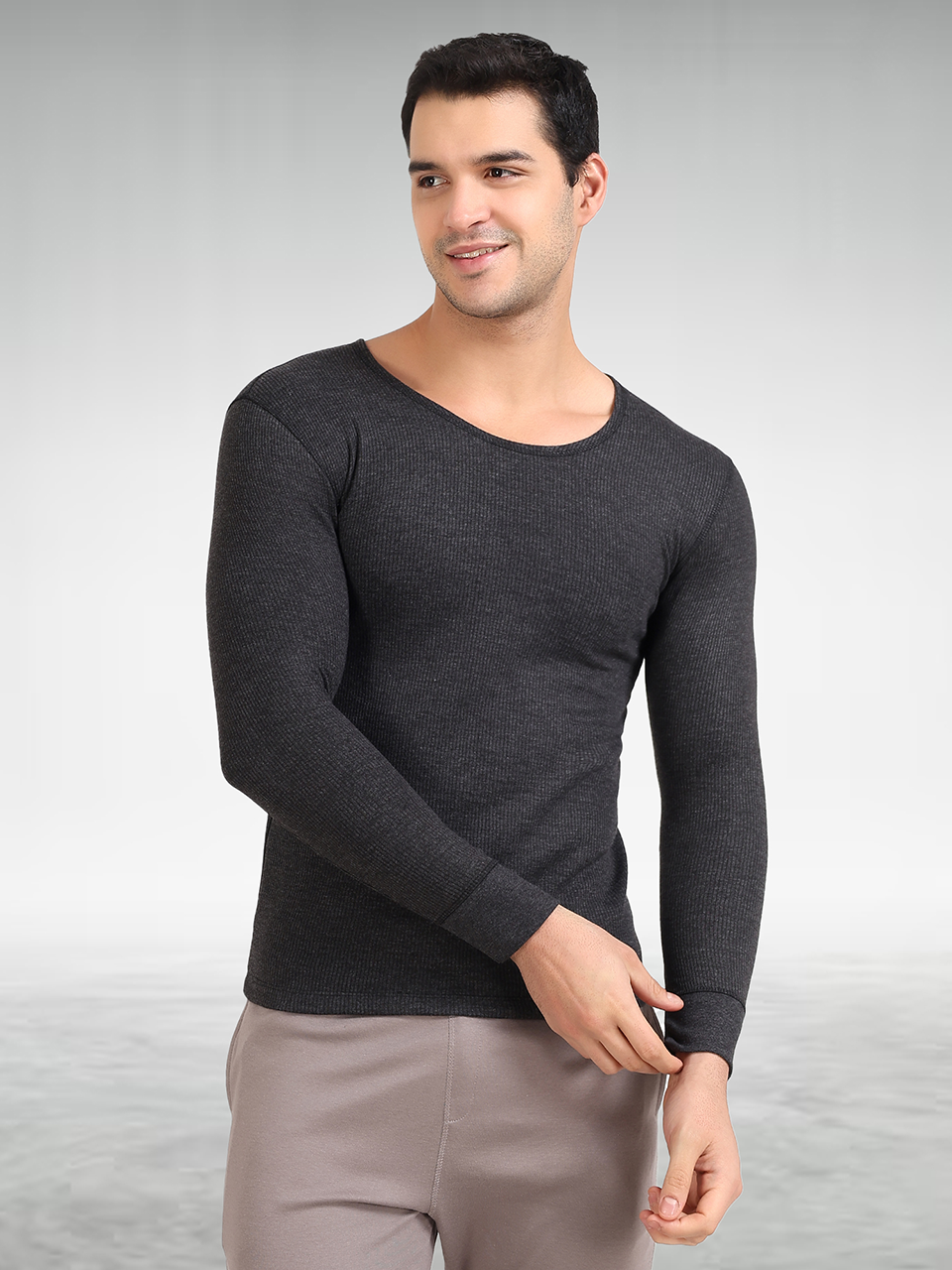 Men's full sleeve t-shirts offering the perfect blend of warmth and sharp, contemporary style.