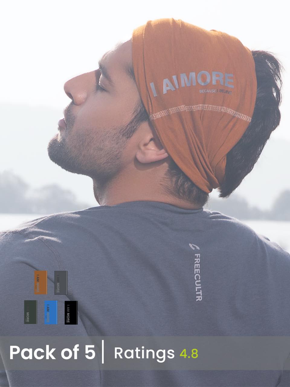 A versatile Black Bandana, perfect for adding a touch of edge to your style while keeping you dry and comfortable.