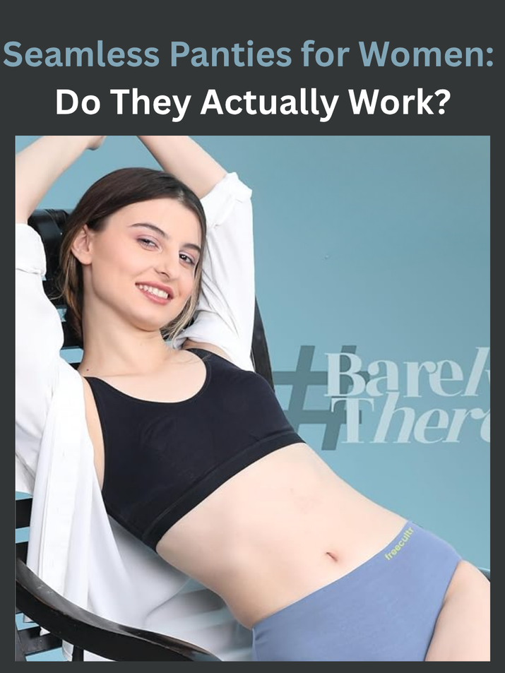 Freecultr seamless panties for women with no-show finish