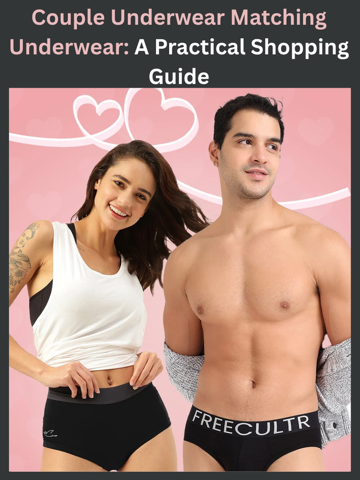 Freecultr couple underwear matching underwear shopping guide