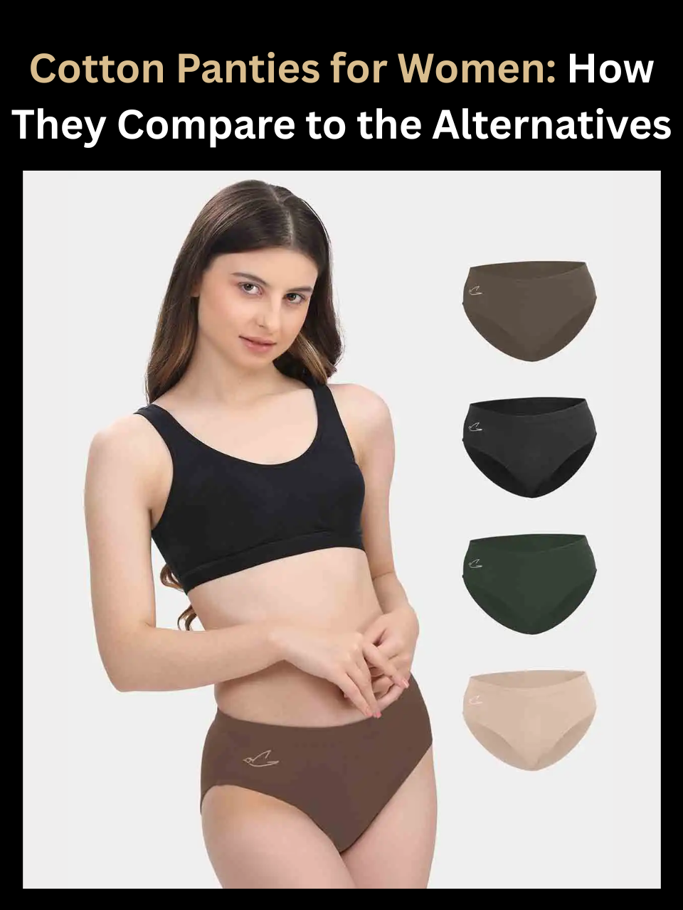Freecultr cotton panties for women alongside micro modal alternative styles shown side by side on neutral background