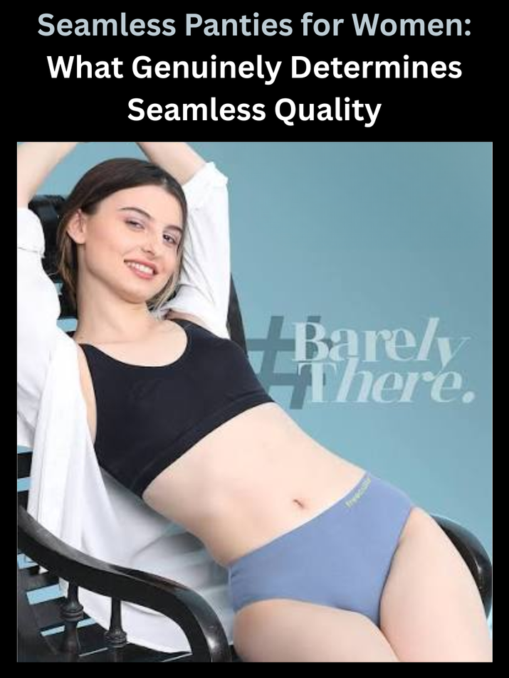 Freecultr seamless panties for women shown debunking common fit and comfort myths