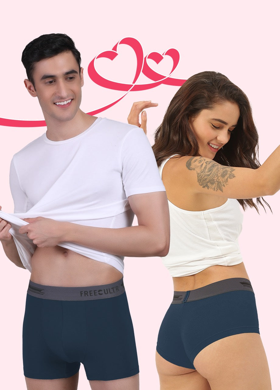 A woman embodies relaxed confidence in stylish, comfortable boxer shorts, highlighting the blend of ultimate comfort and versatile style.